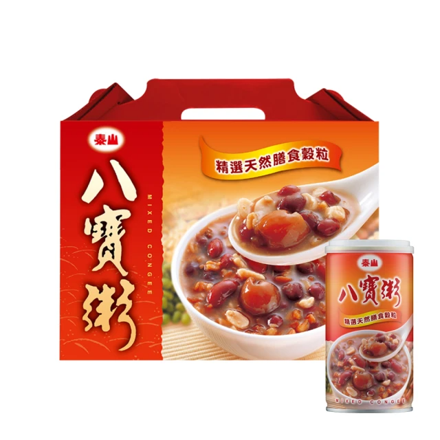 泰山 八寶粥禮盒（375gx12入-禮盒）x3盒