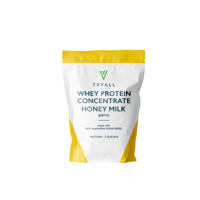 TRYALL 濃縮乳清蛋白-蜂蜜牛奶(500g)
