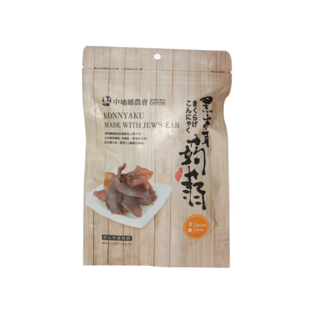 中埔農會 黑木耳蒟蒻-五香 100g