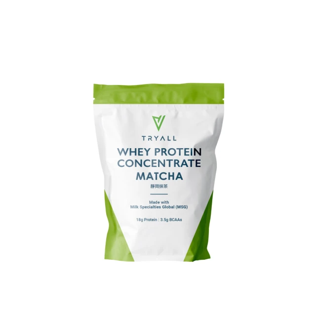 TRYALL 濃縮乳清蛋白-靜岡抹茶(500g)