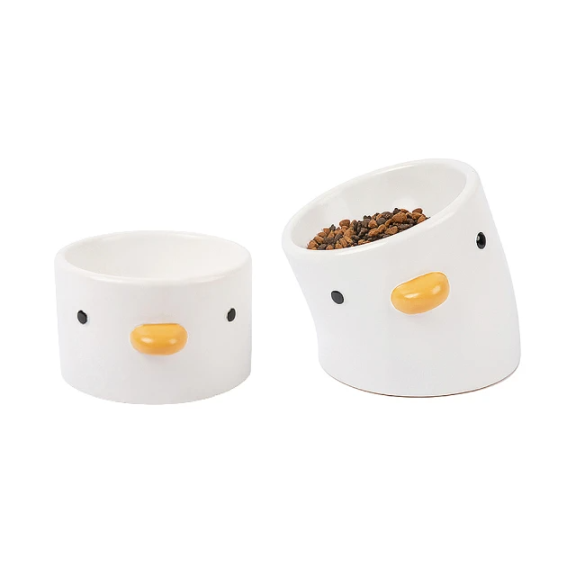 PURROOM 小雞寵物飼料碗