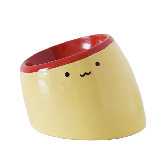 PURROOM 布丁貓斜口碗
