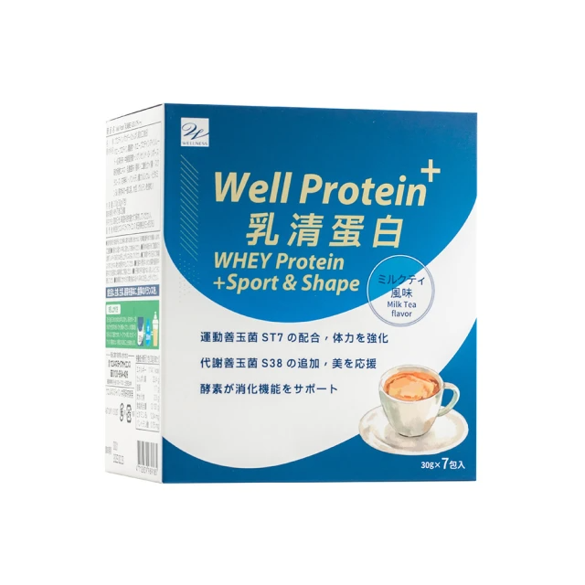 wellness Well Protein+乳清蛋白-奶茶(7包/盒)
