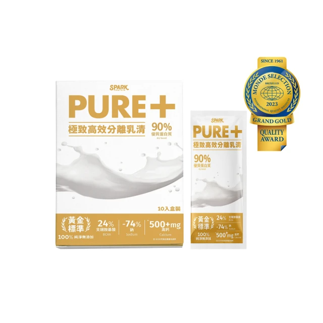 Spark Protein Spark Pure+ 極致高效分離乳清蛋白(8入/盒)