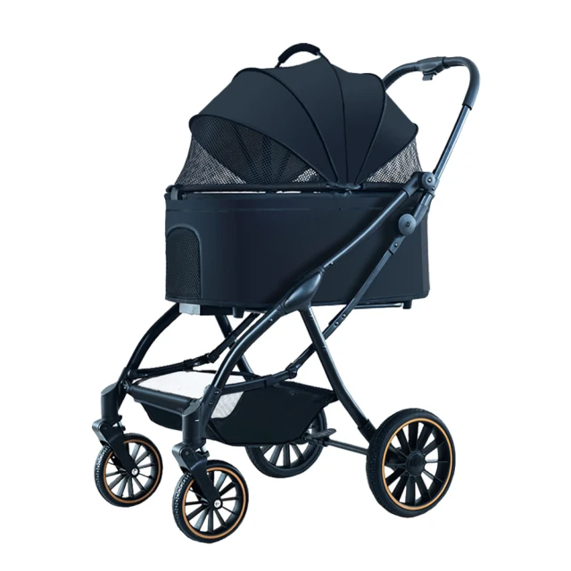 JoPet DC01 鋁合金寵物推車(三折收納 自動收折 寵物提籠分離)