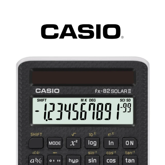 CASIO 卡西歐 12位數國考型工程用計算機(FX-82SOLARII)