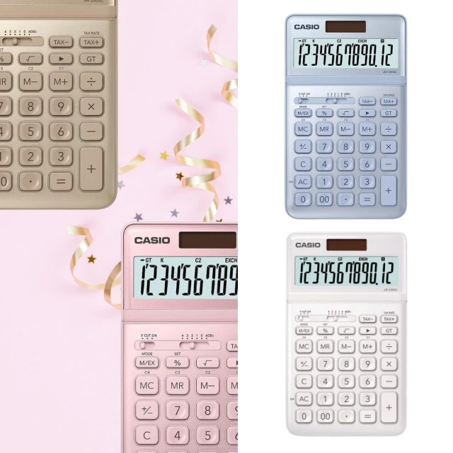 CASIO 卡西歐 12位數香檳系列計算機(JW-200SC)