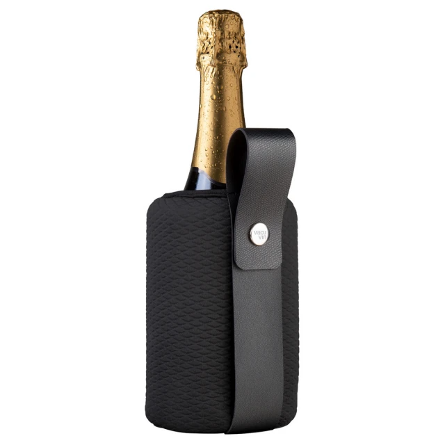 VACU VIN-酒瓶保冷冰桶提袋(黑1L)