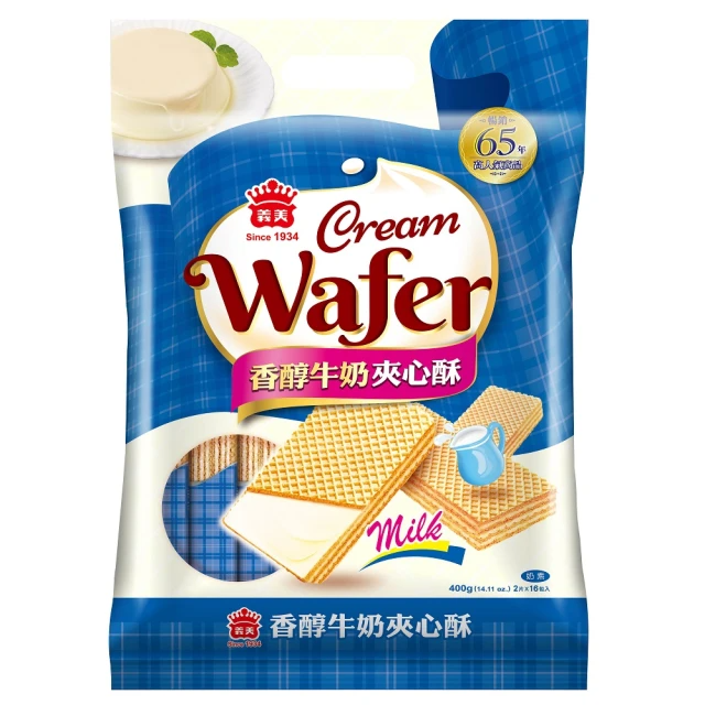 義美 義美香醇牛奶夾心酥400g
