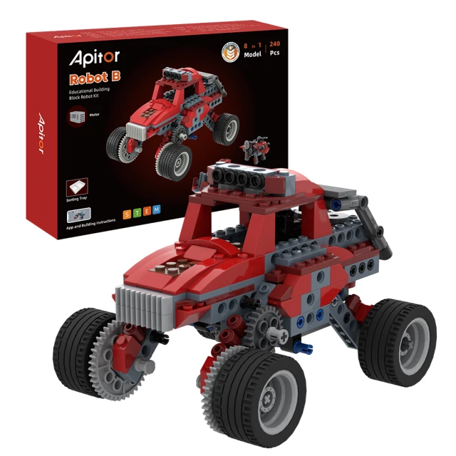 Apitor 樂學積木 Robot B(STEAM 動力積木)