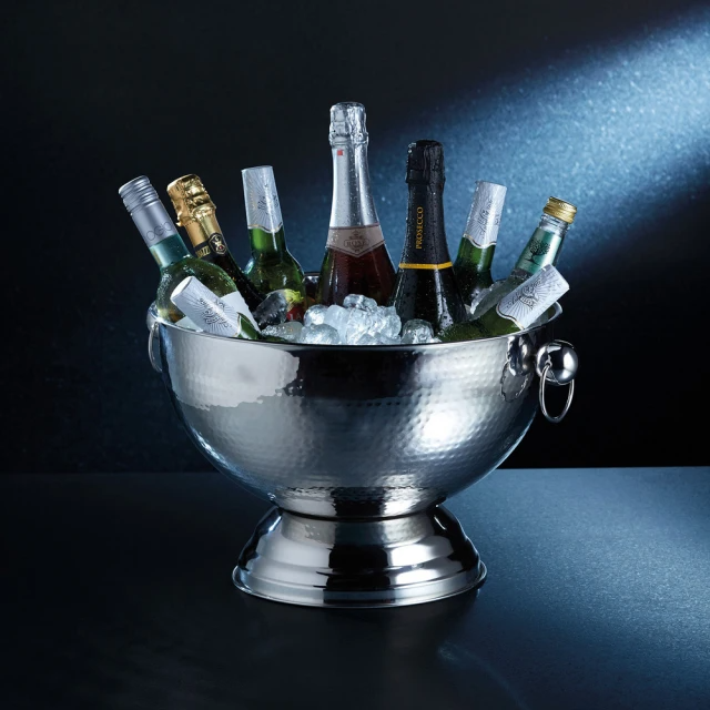 KitchenCraft 錘紋不鏽鋼保冷冰桶