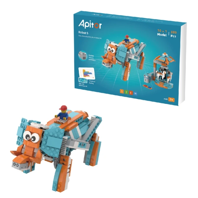 Apitor 樂學程式積木 Robot S(STEAM程式積木)