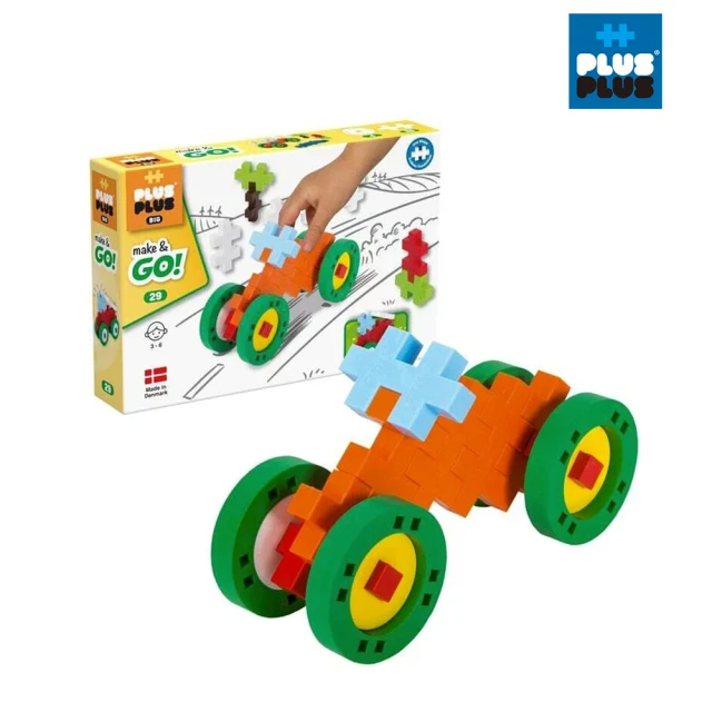Plus-Plus 加加積木 BIG大顆粒-大積木車子(29 pcs)