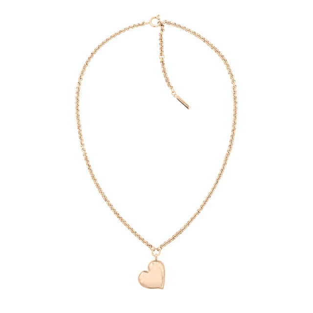 Calvin Klein 凱文克萊  Captivate 玫瑰金愛心項鍊 (35000294)
