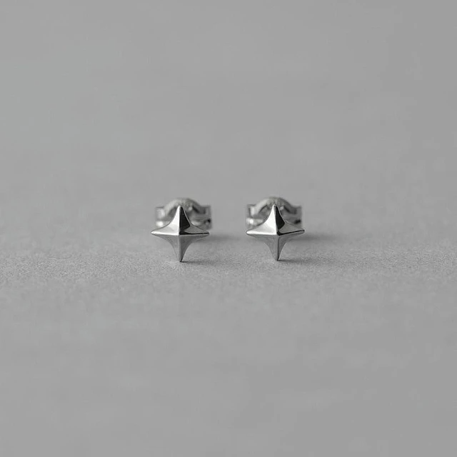 ete 輕奢細緻閃爍星光耳環(鉑金色 金色)