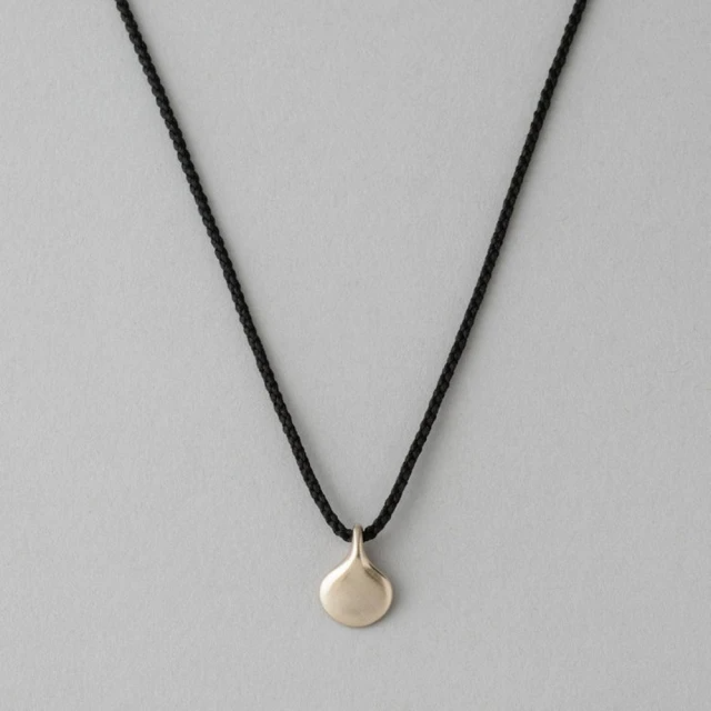 ete RAW 個性墜飾絲線長項鍊(米金色)