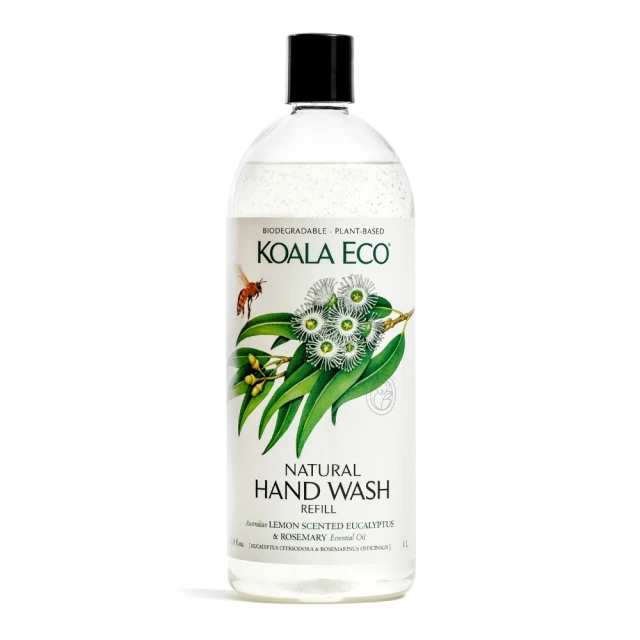 澳洲科菈KOALA ECO 檸檬尤加利＆迷迭香護潤洗手露補充瓶1000ml