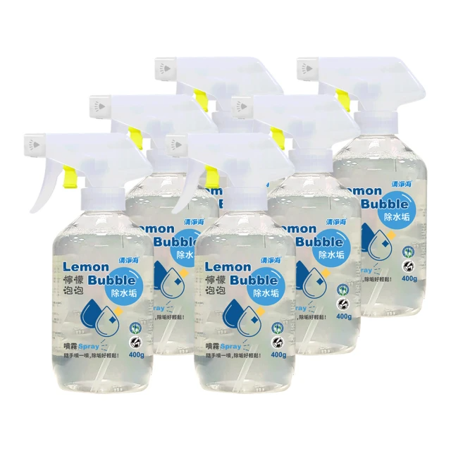 清淨海 檸檬泡泡水垢清潔液 400g *6入