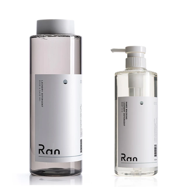 Ran冉 母嬰限定組合(玫瑰鼠尾草洗衣精+雪松白茶手洗精)