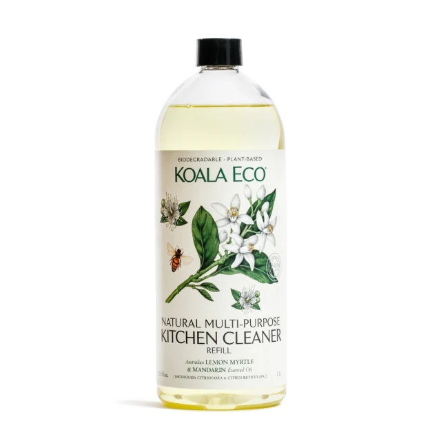 澳洲科菈KOALA ECO 廚房萬用檸檬尤加利＆柑橘清潔劑補充瓶1000ml