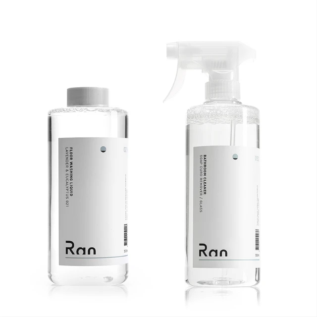 Ran冉 年節居家清潔組合500mlx1(地板清潔劑+玻璃清潔劑)