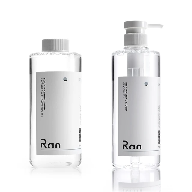 Ran冉 換季居家清潔組合500mlx2(地板清潔劑+洗碗精)