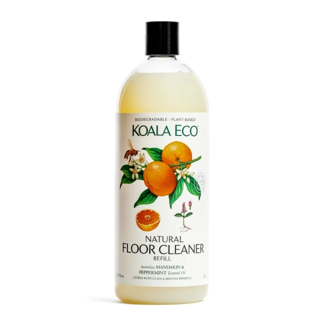澳洲科菈KOALA ECO 純淨地板歐薄荷＆柑橘清潔劑補充瓶1000ml