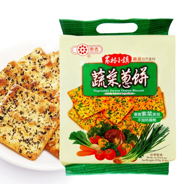 惠香 農村小鎮蔬菜蔥餅252g