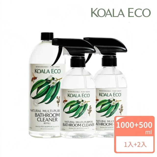 澳洲科菈 KOALA ECO 高雅浴室清潔劑全家用組