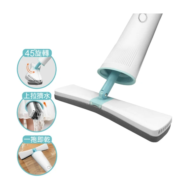 擠水時尚拖把(45度貼合地面)
