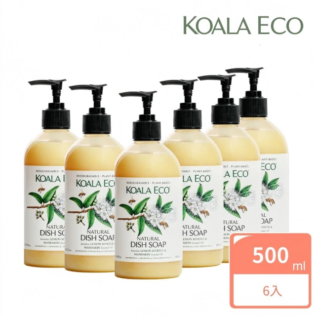 澳洲科菈 KOALA ECO 光澤洗碗精六入組