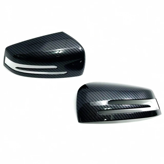 IDFR-Benz 賓士 B W246 2012~2014 後視鏡蓋(水轉印卡夢碳纖)