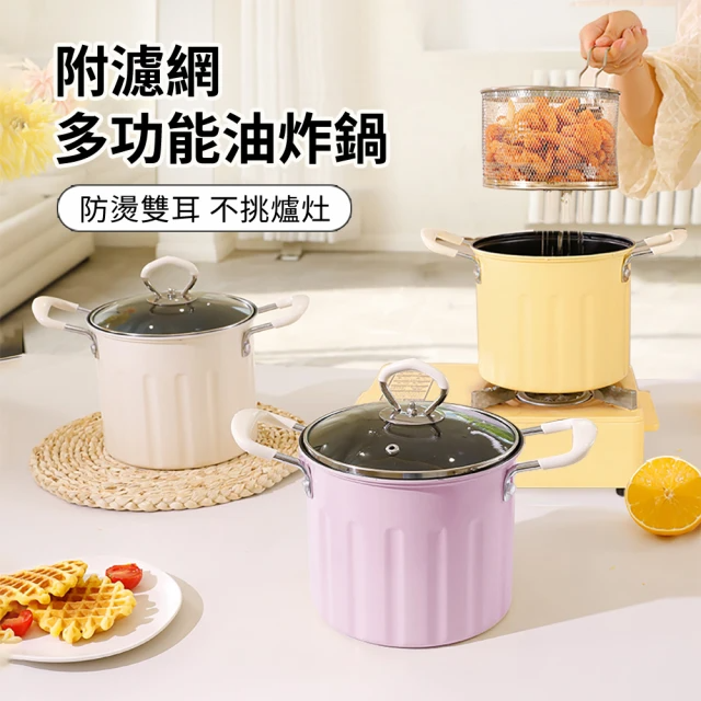 家用多功能雙耳小型油炸鍋