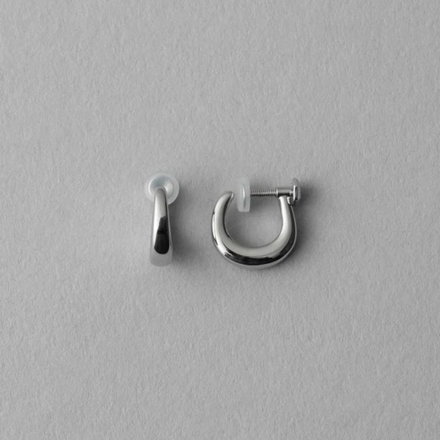 ete 簡約船型美型圈夾式耳環(鉑金色 粉霧金色 金色)