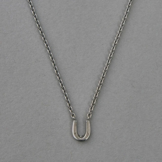 ete Pair 簡約個性馬蹄項鍊(黑色)