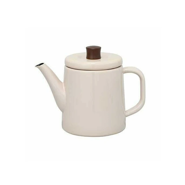 野田琺瑯 日本製琺瑯水壺-奶茶色(1500ml)