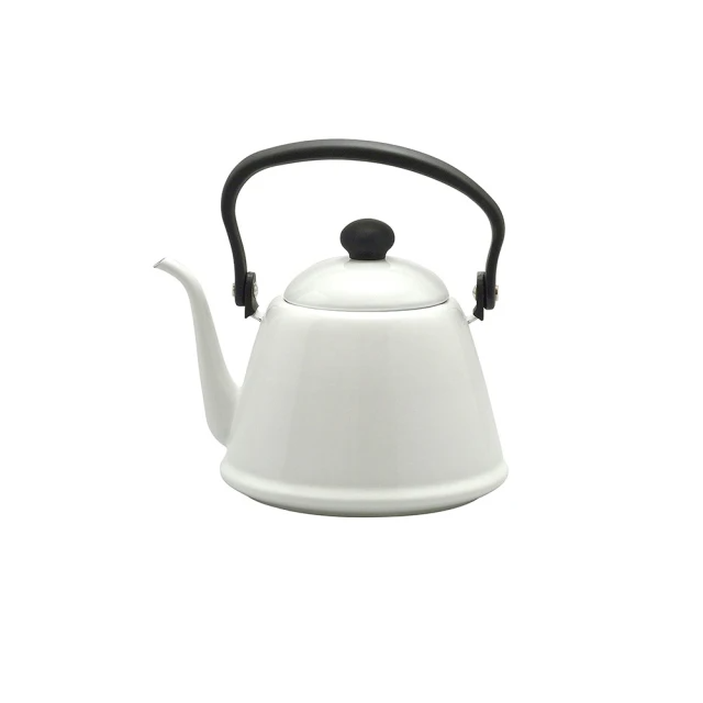 野田琺瑯 日本製琺瑯茶壺-白色(2000ml)