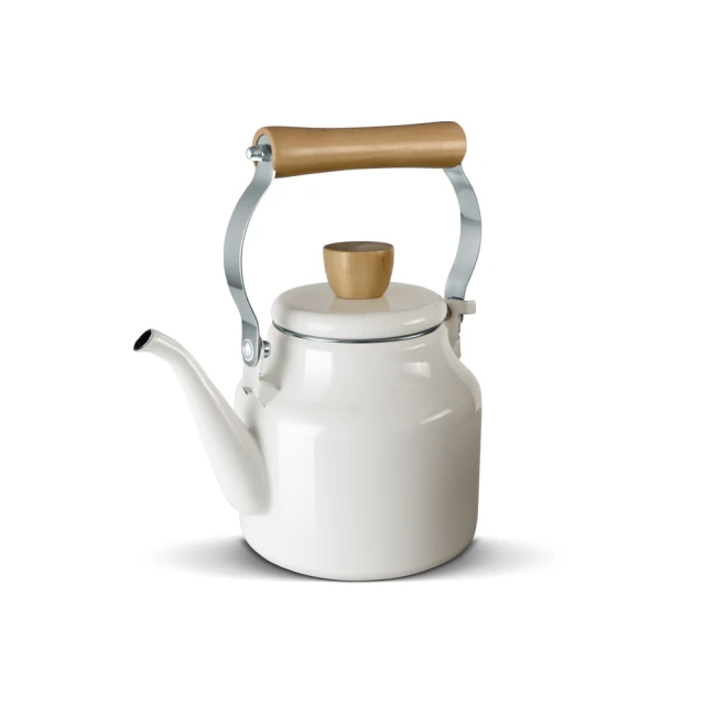 SADOMAIN 仙德曼-繽紛琺瑯煮水壺1.5L(白色)