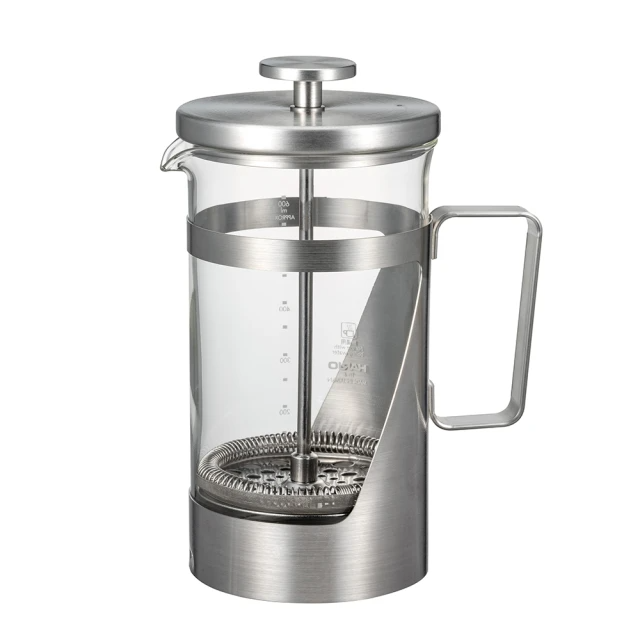 HARIO 胖胖銀茶咖啡兩用濾壓壺600ml / THSV-4-HSV