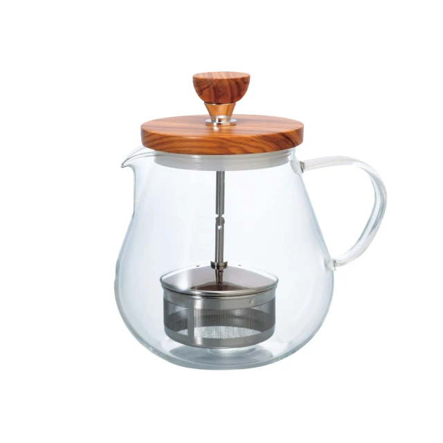 HARIO 橄欖木濾壓茶壺(TEO-70-OV 700ml)