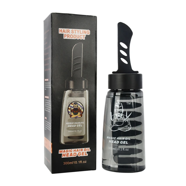 bebehome 一梳酷定型自帶油頭梳保濕髮凍300ML