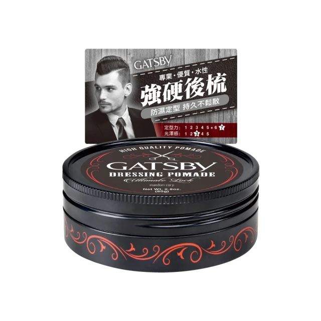 GATSBY 經典後梳髮油80g