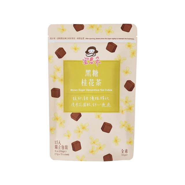 Medolly 蜜思朵 黑糖桂花茶磚(17gx15入/袋)