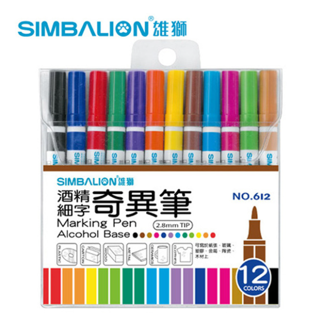 SIMBALION 雄獅文具  奇異筆12入