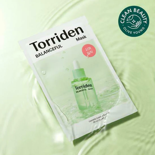 Torriden 鎮靜舒緩積雪草保濕面膜 10片/27ml(BALANCEFUL)