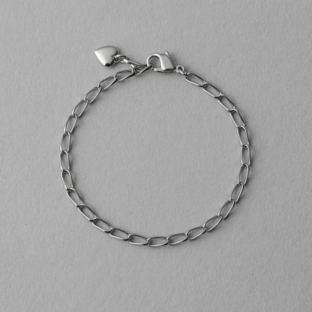 ete 份量感立體愛心手鍊(鉑金色 金色)