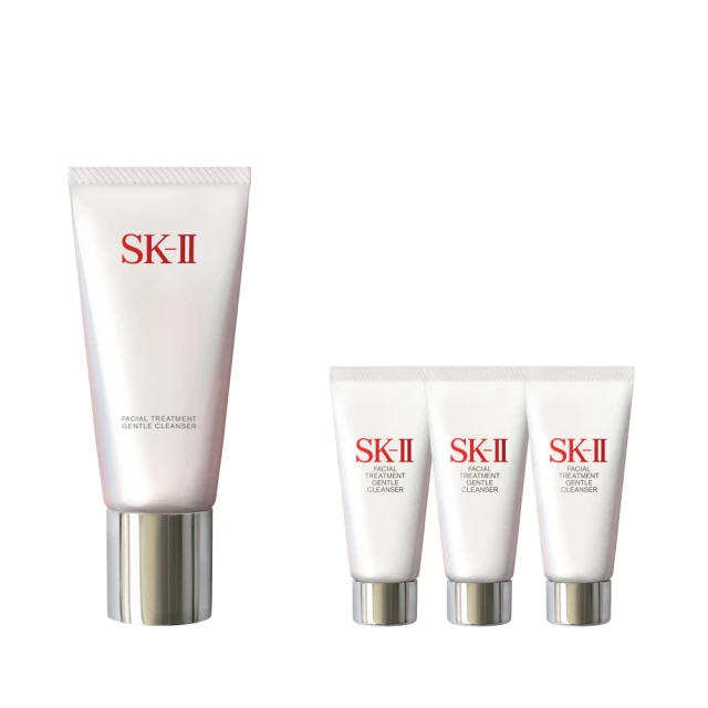 SK-II 潔面乳特惠組 全效活膚潔面乳120g+(20g*3禮盒內)