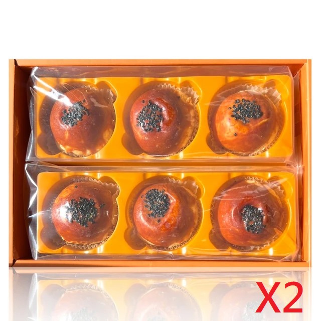 王師父 蛋黃酥禮盒 (100g±5g*6入*2盒)