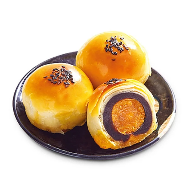 龍鳳堂 冠軍烏豆沙蛋黃酥禮盒 (60g*9入/盒)