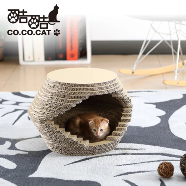 Co.Co.Cat 酷酷貓 愛斯基摩雪屋 100%台灣製貓抓板